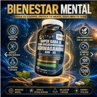 Super GABA, DHA y Ashwagandha – Bienestar Mental y Sistema Nervioso