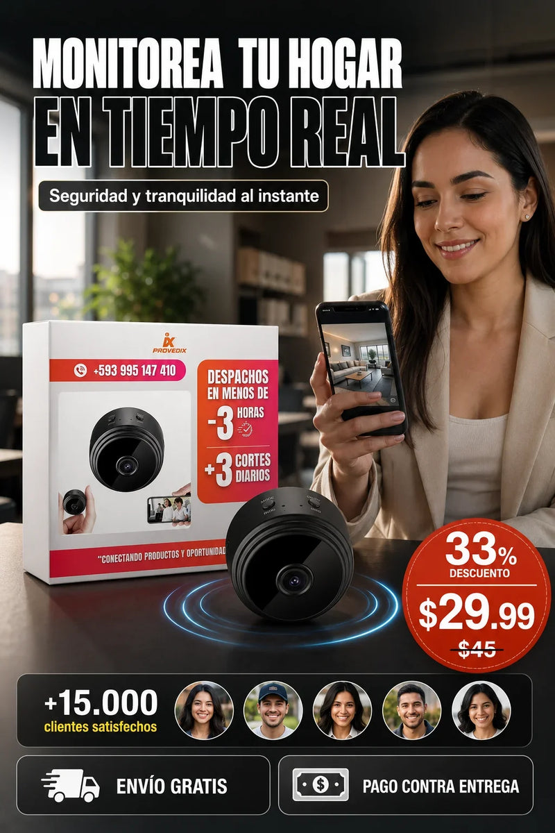 Mini Camara Espia A9 Wifi HD
