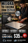 Tabla De Picar Acero Inox 24x34cm